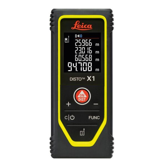 laserový dálkoměr DISTO X1